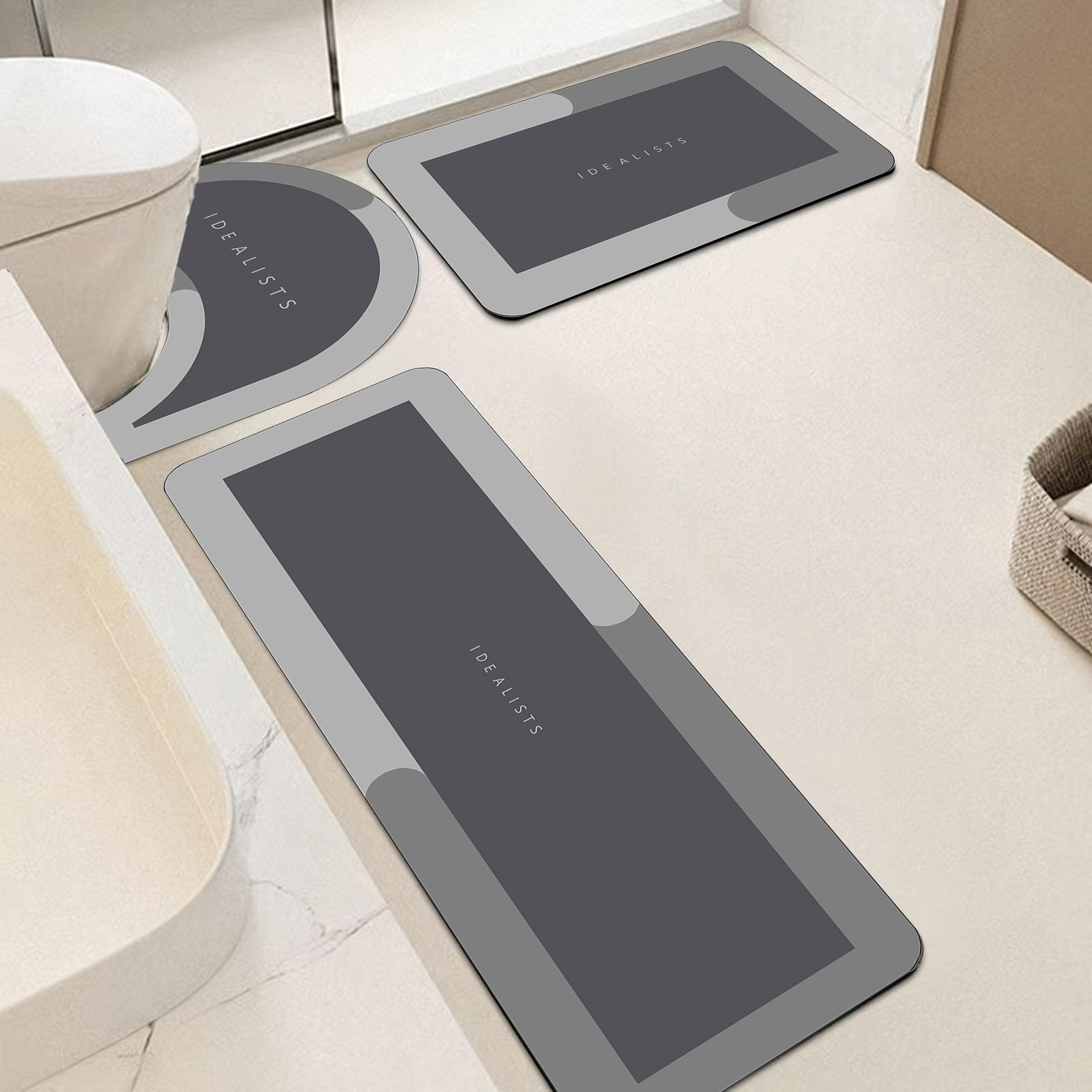 Juego de Alfombrillas de Baño  - Home Made Bathroom Vanity reseña y precio